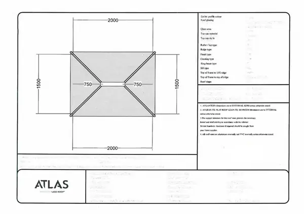 Atlas Aluminium Roof Lantern - Image 19