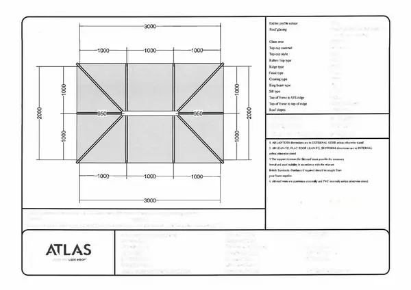 Atlas Aluminium Roof Lantern - Image 22