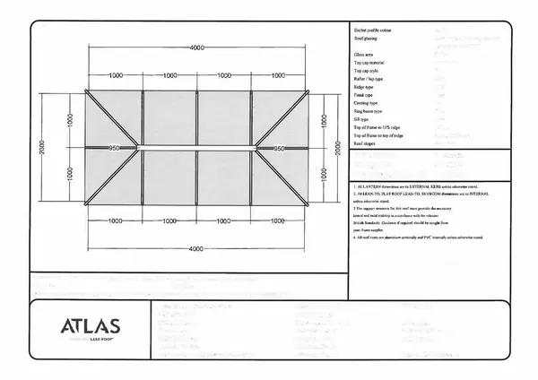 Atlas Aluminium Roof Lantern - Image 23