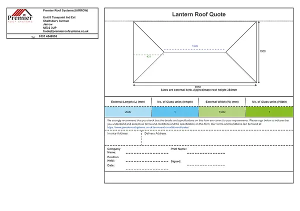 Korniche Aluminium Roof Lantern - Image 15