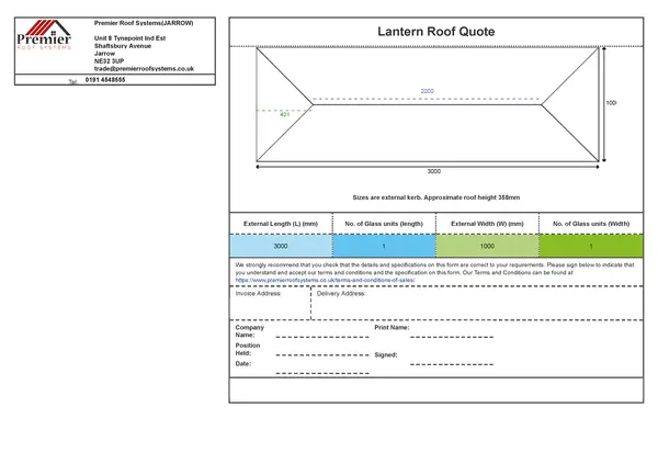 Korniche Aluminium Roof Lantern - Image 16