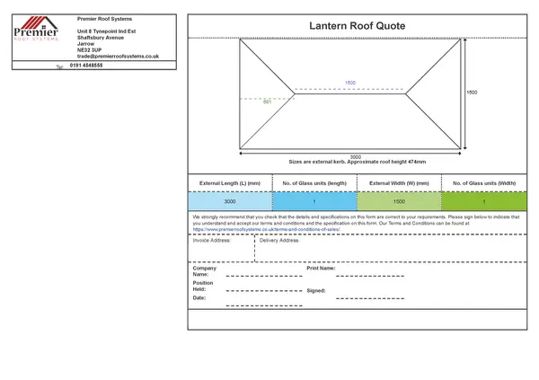 Korniche Aluminium Roof Lantern - Image 17