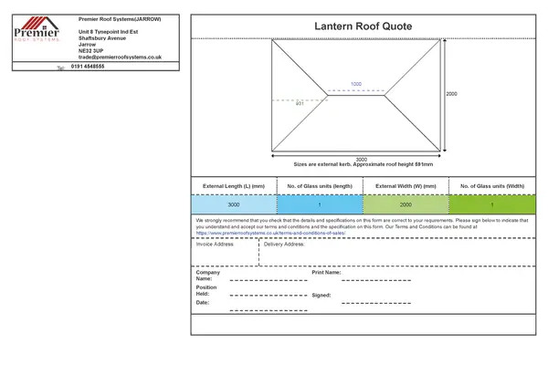 Korniche Aluminium Roof Lantern - Image 18